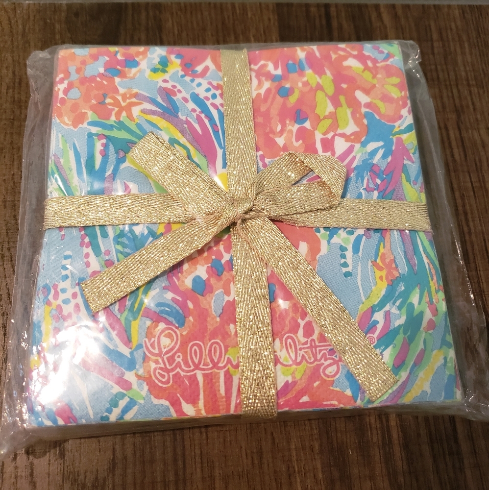 Lilly Pulitzer Multicolored Cocktail Napkins